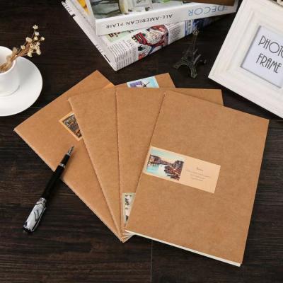 China Office Daily Weekly Planner Eco-Friendly Diary Hardcover Student Book Vintage School Wrapping Blank Notebook for sale