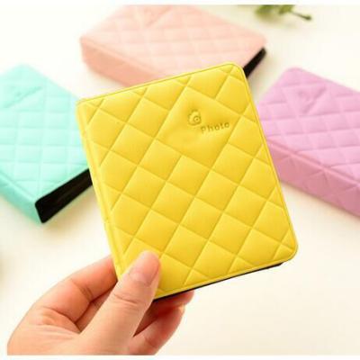 China PVC Macarone Color Collect Book Diy PVC Cover 36 Pages Mini Photo Album for sale