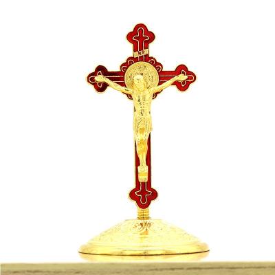 China Global Catholic Christian Religion Jesus Saint Benedict Cross Exorcism Baoping Car Ornaments Crafts Ornaments for sale