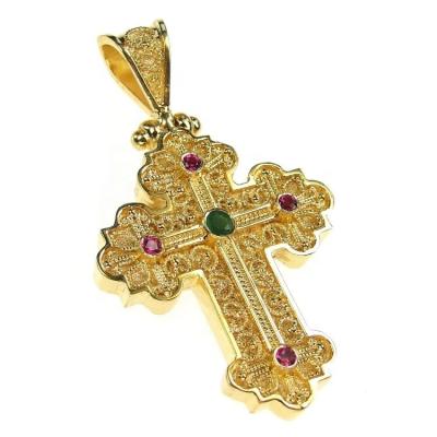 China Gold Cross Necklace by Religiou High Quality Cross Pendant Necklace for sale