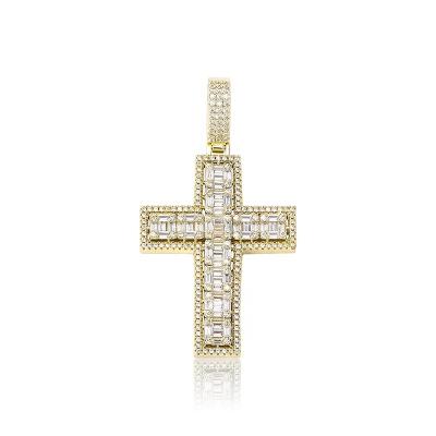 China European and American hip hop cross hip pendant inlaid with zircon for sale