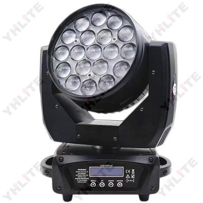 China STAGE professional mac aura wash DMX 19x15W 4-in-1 rgbw led buzz head wash disco moving light for stage dj club ktv bar for sale