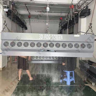 China YHLITE 1-3M Length Customize FOG MACHINE Up and Down Water Mist Fog Screen Machine 3D Projection Display Fog Screen for sale