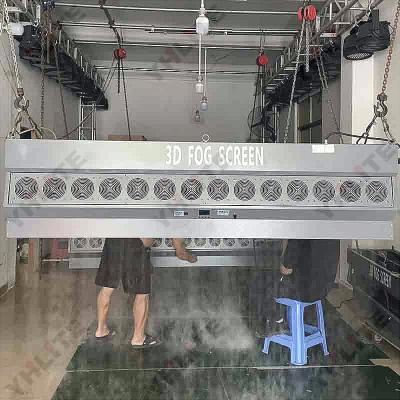 China 1-3M length customize water mist fog screen machine 3D projection display fog screen FOG MACHINE for sale