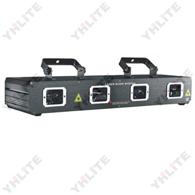 China Stage 4 Eyes RGB Laser Light 4 Eyes RGB Full Color Laser Animation Laser Bar Main Festival Nightclub Stage Lamp for sale