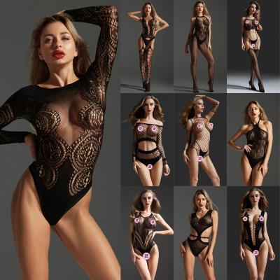 China Wholesale Crotchless Sexy Bodystocking Lingerie Mesh Panties Net Panties Sexy Babydoll Bodystocking for sale