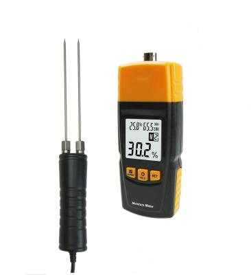 China GM620 LCD Display 2~40%/50%/60%/70%, -10~60℃ Wood Moisture Meter Timber Humidity Damp Tester for sale