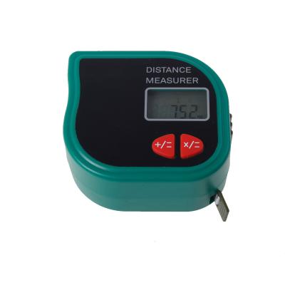 China mini portable ultrasonic distance meter with measuring tape for sale