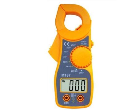 China MT87 LCD Display Auto Range Mini Digital Clamp-On AC/DC MultiMeter Meter Electronic Load Tester for sale