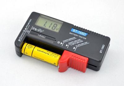 China Universal Button AA AAA C D 9V Battery Checker Tester BT-168D for sale