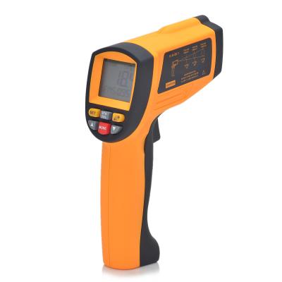 China GM1651 Non Contact -30°C to 1650°C USB Recall Industrial Infrared Thermometer Yellow+Black for sale