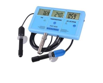 China PHT-026 Water Quality Tester 6in1 Digital Meter Aquarium EC CF TDS PH Temp °C °F for sale