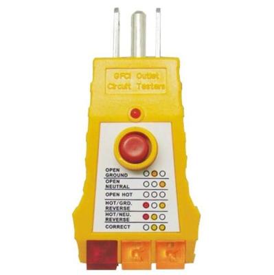 China AC 110-12V GFCI  Outlet Circuit Tester for sale