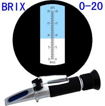 China 0 to 20 PCT Brix Refractometer for sale