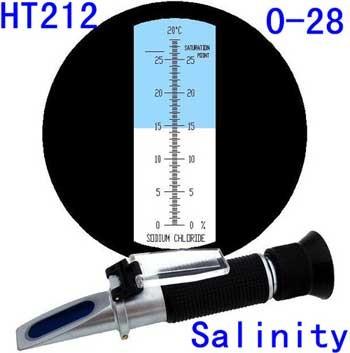 China 0 to 280 ppt Salinity Refractometer for sale