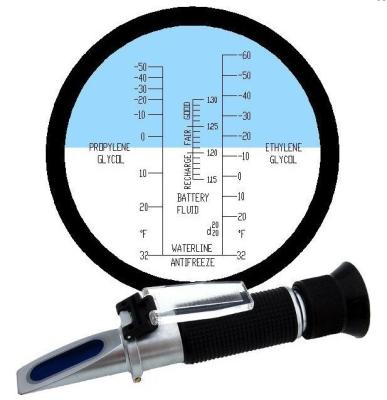 China -60 to 32°F Battery Refractometer for sale