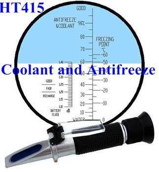 China Battery Coolant and Antifreeze Refractometer for sale