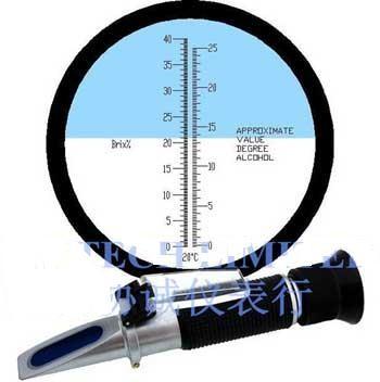 China Portable Grape wine Refractometer for sale