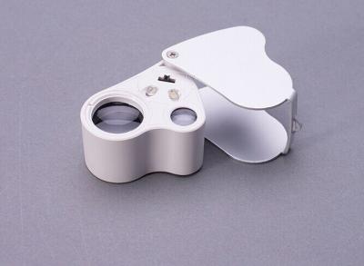 China 30X,60X All Metal Dual Power LED Jewelry Loupe for sale