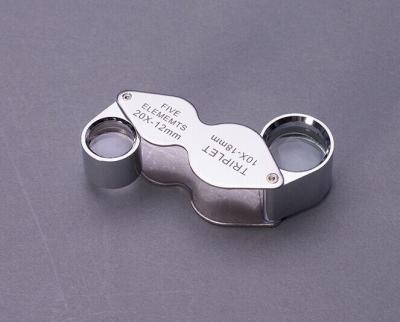 China 10X - 20X Portable & Rotatable Handheld Jewelry Loupe Magnifier Reading Magnifier for sale