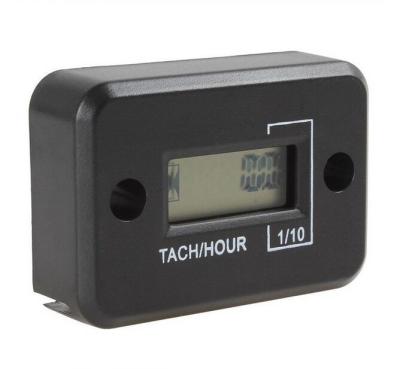 China HM012 IP68 Waterproof Inductive Hour Meter Tachometer For Mower Motorcycle Jet Ski Boats Forklift Truck Dirt Bike for sale