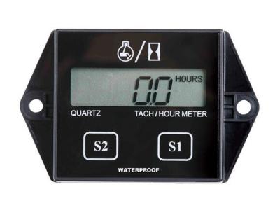 China HM011B IP68 Waterproof Digital Inductive Tacho Hour Meter Engine Tachometer for Marine, ATV and Generators for sale