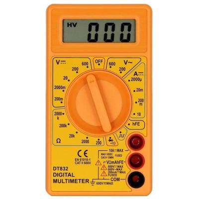 China DT832 CE(CAT II) Small Multimeter With Double Fuse For Beginners for sale