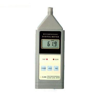 China SL5866 Multi-Functional 30 to 130dB LCD Display Digital Sound Noise Level Meter Tester Gauge Decibel Monitor for sale