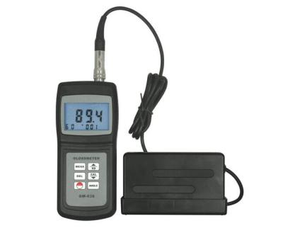 China GM-026 4 Digits LCD Backlight 20/60 Degree 0.1- 200 Gloss Units Golss Meter Glossmeter for sale