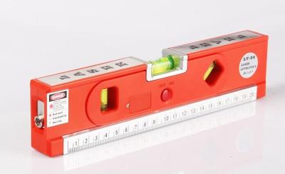 China Red Color Multifunction Laser Level with Tape Measure For Alignment And Leveling for sale