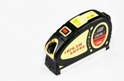 China LV-05 8FT 5.5m Measuring Tape Laser Level Meter Measuring Equipment with 2 Way Level Bubbles and Laser Power On/Off for sale