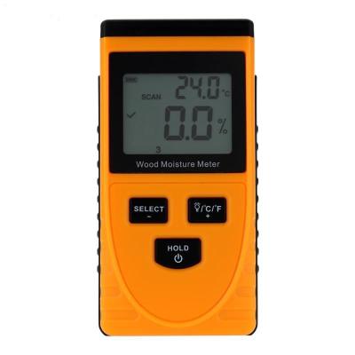 China GM630 Digital LCD Display Induction Wood Moisture Meter Wood Moisture Content Meter Wood Moisture Tester 0~50% for sale