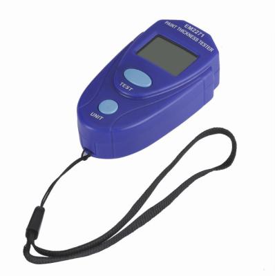 China EM2271 Mini Blue Digital LCD Paint Coating Thickness Gauge Meter Tester Instrument LCD Display Car Thickness Meter for sale