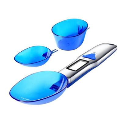 China 300g/0.1g Portable LCD Digital Kitchen Scale Measuring Spoon Gram Electronic Spoon Weight Volumn Food Scale Cooking Tool for sale