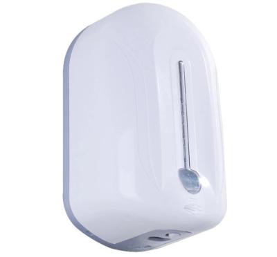 China 1100ml Hotel Home White Automatic Induction Wall-mounted Soap Dispenser Hand Sanitizer Dispenser for sale