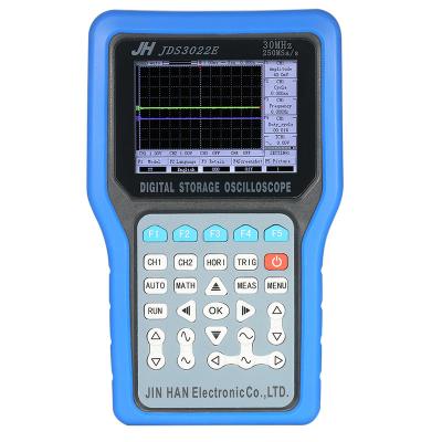 China JDS3022E 100-240V 2-Channel 50MHz 500MSa/S TFT LCD Display Handheld Digital Storage Oscilloscope for sale