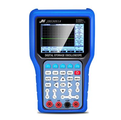 China JDS3051A 100-240V 2-Channel 50MHz 250MSa/S TFT LCD Display Handheld Digital Storage Oscilloscope for sale