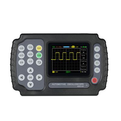 China ADO102 10MHz 100 MSa/s Handheld Digital Multimeter Oscilloscope Dual-Channels Car Repair Automotive Oscilloscope for sale