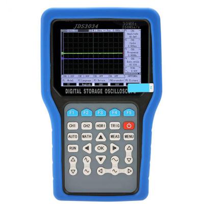 China JDS3034 100-240V 4-Channel 30MHz 250MSa/S TFT LCD Display Handheld Digital Storage Oscilloscope for sale