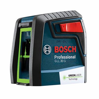 China BOSCH Laser Level GLL30G Green Light Horizontal And Vertical High Precision Two-line Laser Level Meter for sale