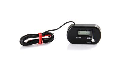 China HM025 IP68 Waterproof Resettable LCD Gasoline Inductive Hour Meter for Paramotors, Microlights, Marine Engines for sale