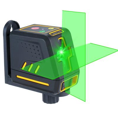 China T08 Horizontal and Vertical Cross Line Self Leveler Auto-Leveling Adjustable Brightness Green Laser Level Meter for sale