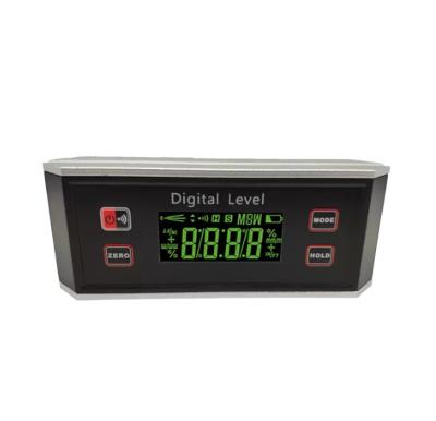 China DL903 IP65 6 Inch 0 to 360° Bright LED Display Self Calibration Waterproof Digital Level for sale