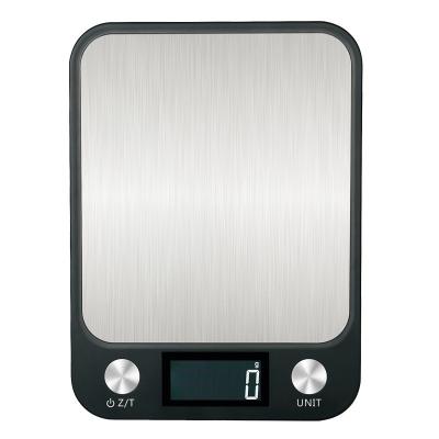 China 10kg/1g LCD Display Multi-function Digital Food Kitchen Scale Stainless Steel Weighing Food Scale Cooking Tools Balance for sale