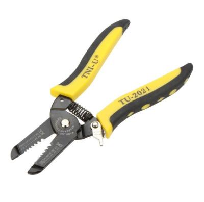 China TU-2021 Multi Hand Repair Tool Steel Wire Cable Cutter Plier Automatic Multifunctional TAB Terminal Crimping Plier Tools for sale