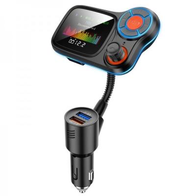 China T831 Car Charger Mp3 Player QC3.0 Fast Charge BT5.0 FM Transmitter Hands-Free Call for sale