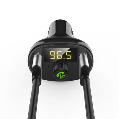 China BT23 New Car Charger Mp3 Music Player Car Cigarette Lighter FM Transmitter Car Hands-Free Call for sale