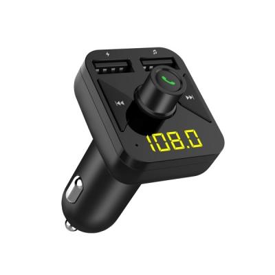 China BT16 Car MP3 Player FM Transmitter Receiver Dual USB Multi-Function Car Charger for sale