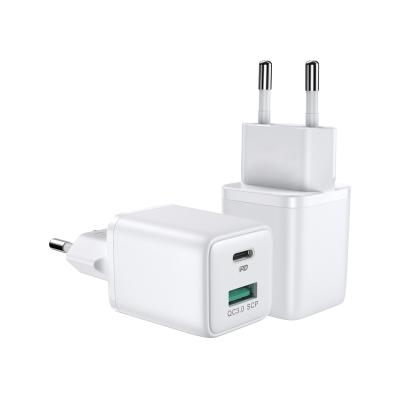 China Mobile Phone Joyroom New Arrival EU Usb Wall Charger L-QP303 30W Smart Dual Port Mini Fast Charger For Smartphone Tablet for sale