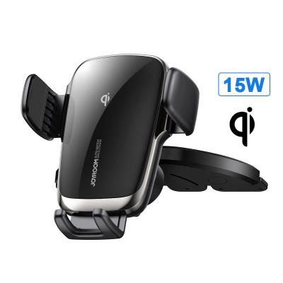 China 15W Joyroom Qi 15W Car Phone Holder JR-ZS248 2021 Wireless Fast Charging Wireless Fast Charging Mount New for sale